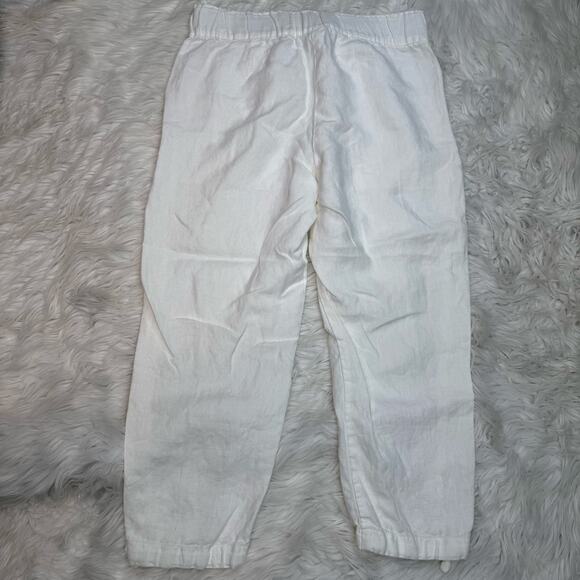 J. Jill Pure Jill Linen Capri Pants Size SP White 100% Linen Lagenlook - Picture 16 of 16